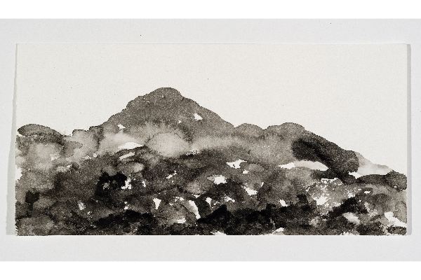Making Space XXVI, ink on Strathmore Watercolour, 12x6 in.